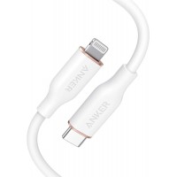 Anker PowerLine III Flow USB-C to Lightning 1m Cable White (A8662H21)