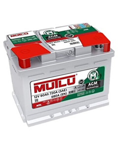 Avtomobil üçün akkumulyator Mutlu AGM.L2.60.068.A