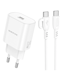 Adapter Borofone Charger+Cable BA82A