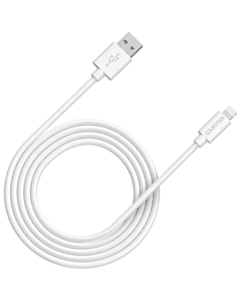 Кабель Canyon MFI USB Type-A to Lightning 2 м CNS-MFIC12W White