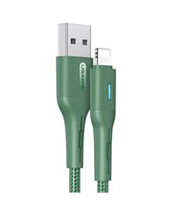 Кабель Usams US-SJ425 USB Type-A to Lightning 1.2 м SJ425USB03 Green