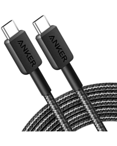 Кабель Anker 322 USB-C to USB-C A81F7 Black