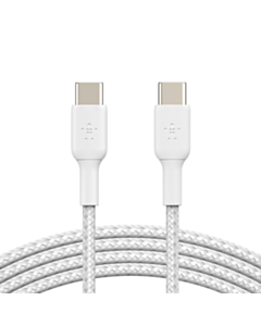Кабель Belkin Boostcharge USB-C to USB-C Braided Cable White