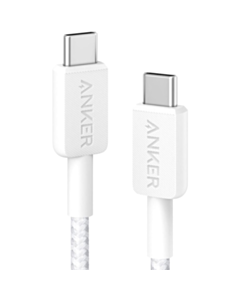 Кабель Anker 322 USB-C to USB-C A81F5G21 White