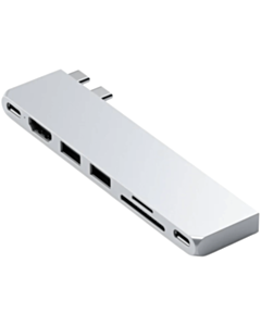 USB Hub Satechi Slim Pro USB Type-C ST-HUCPHSS Silver