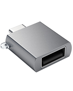 Переходник Satechi USB Type-C to USB Type-A 3.0 ST-TCUAM Space Gray