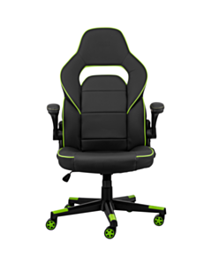 Gaming Chair 2E Hebi Black-Green 2E-GC-HEB-BK
