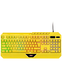 Oyun klaviaturası 2E KG315 Combo Yellow 2E-KG315UYW