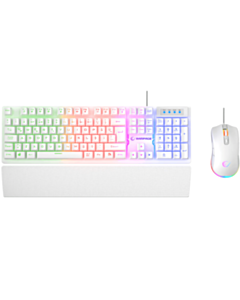 Oyun klaviaturası Rampage KM-RX7 Fortuna V2 Combo White
