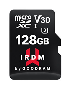 Yaddaş kartı Goodram 128 GB V30 UHS-I U3 IRDM IR-M3AA-1280R12 / 5908267930328