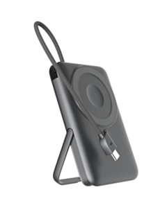 Magnetic Power Bank Devia EP203 Speed Series 22.5W 4 IN 1  10000 mAh Modern Gray