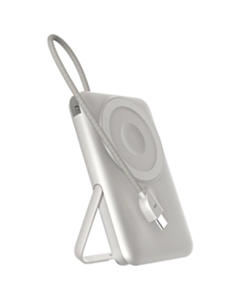 Magnetic Power Bank Devia EP203 Speed Series 22.5W 4 IN 1  10000 mAh Aurora Silver