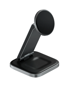 Беспроводное зарядное устройство Satechi 3in1 Foldable Qi2 ST-Q31FM-EA Space Gray