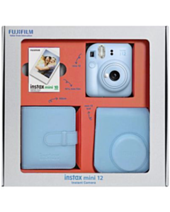 Fujifilm Instax Mini 12 Pastel Blue Bundle Box