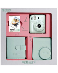 Fujifilm Instax Mini 12 Mint Green Bundle Box