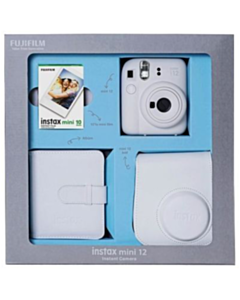 Fujifilm Instax Mini 12 Clay White Bundle Box