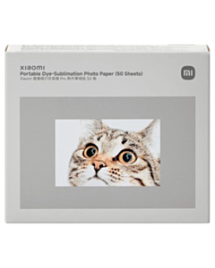 Mi Portable Dye Sublimation Photo Sikers 50 Sheets BHR082OGL