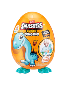 Zuru S001-Smashers Junior-Dino Dig-Series 1 Large Egg, 4Pcs, No inner, STD Color Assortment 193052057457