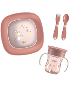 Uşaq Qabları Dəsti Chicco Çəhrayı  00016201150000