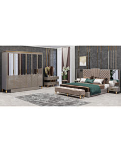 Спальная мебель Mirvana Adella серый (V)