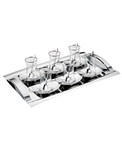 Чайный набор Schafer Allure 19 предметов 8699131906712 (Серебристый)