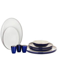 Serviz dəsti Schafer Adel 56 parça Tünd göy 8699131784297