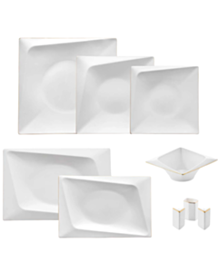 Столовый сервиз Jumbo Fold 58 предметов Золотистый 8682972064352