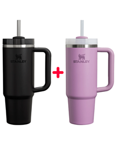 Термос Stanley Quencher H20 Tumbler Purple + Stanley Quencher H20 Tumbler Black