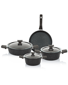 Набор кастрюль Schafer New Savor 7 предметов Черный 8699131904527