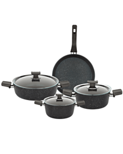 Qazan dəsti Schafer New Savor 7 parça Qara 8699131904527