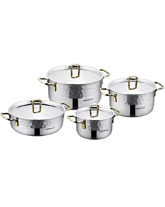 Набор кастрюль Korkmaz Erna 8 parça Gold A1963-2