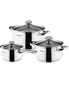 Набор кастрюль Ardesto Gemini Gourmet Varese 6 предметов AR1906PS
