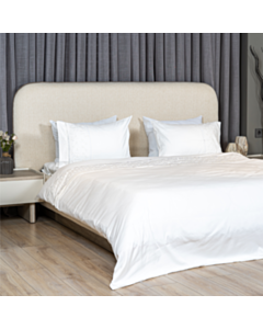 Tekstil yataq dəsti Cehizçi Laura Grand (WH-74) Ağ