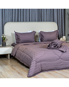 Одеяло + комплект постельного белья Cehizçi Laura Grand (H-4) Темно-фиолетовый