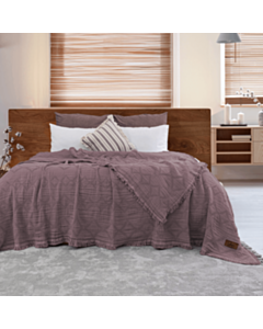 Yataq örtüyü Şahəsər Müslin Oscar CK Çəhrayı