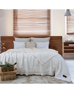 Покрывало Şahəsər Müslin Oscar CK Кремовый