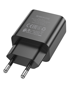 Адаптер Borofone Charger BS72A Black