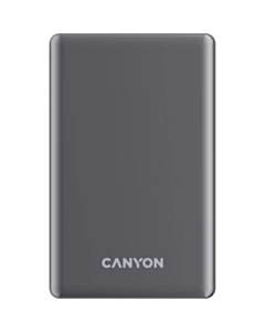 Power Bank Canyon 505 Slim 5000 мАч Dark Grey