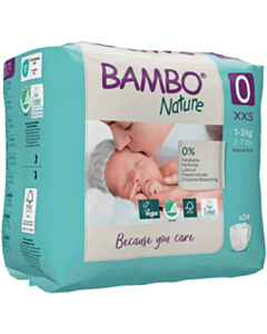 Детские подгузники Bambo Nature 0 24 штук 1000010819
