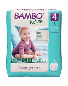 Детские подгузники Bambo Nature 4 24 штук 100001925411