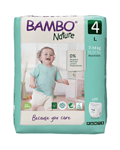 Детские подгузники-трусики Bambo Nature 4 20 штук 1000019254