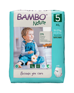 Детские подгузники-трусики Bambo Nature 5 19 штук 100001925850
