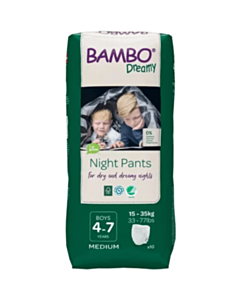 Детские подгузники-трусики Bambo Dreamy 4-7 10 штук 1000018875
