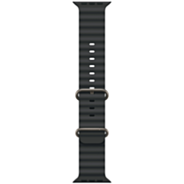 Kəmər Apple Black Ocean Band Natural Titanium Finish / MXTL3ZM/A