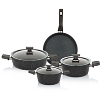 Набор кастрюль Schafer New Savor 7 предметов Черный 8699131904527