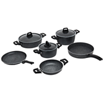 Qazan dəsti Shafer Ashen 9 parça Boz 8699131749517