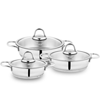 Набор кастрюль Schafer Eva Çelik Sahan 6 предметов 8699131763339