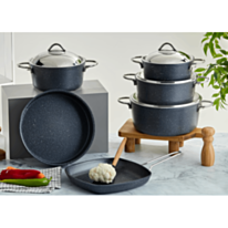 Qazan dəsti TAÇ Qranit 14 parça 4944