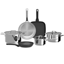 Набор кастрюль BergHOFF Helix 9 предметов 1315089 