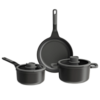 Qazan dəsti BergHOFF Leo Stone 5 parça 3950600